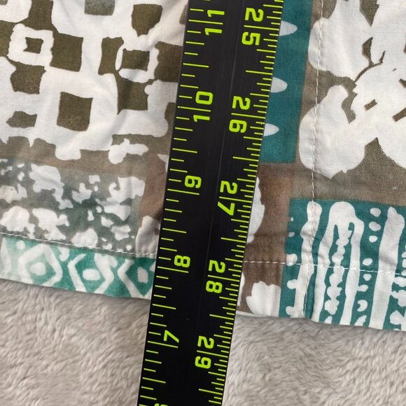 Vintage Weekender Traveler Mens Hawaiian Shirt XL Short Sleeve Button Up Green - Picture 3 of 9